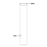 55-050-1 MODULAR SOLUTIONS ALUMINUM BRACKET<br>SLIDING DOOR TO HANG RAIL W/ HARDWARE